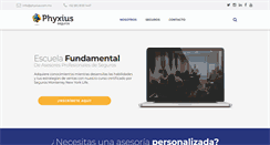 Desktop Screenshot of phyxius.com.mx
